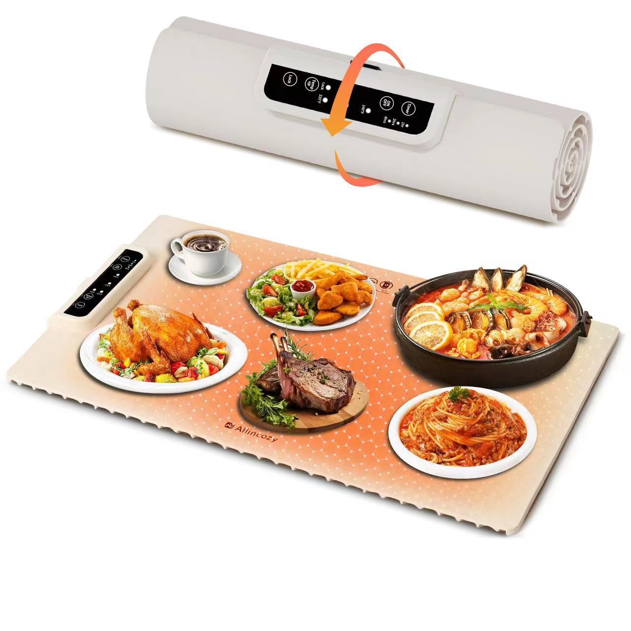 Warmora™ – Foldable Electric Food Warming Mat (Keep Meals Hot & Fresh)