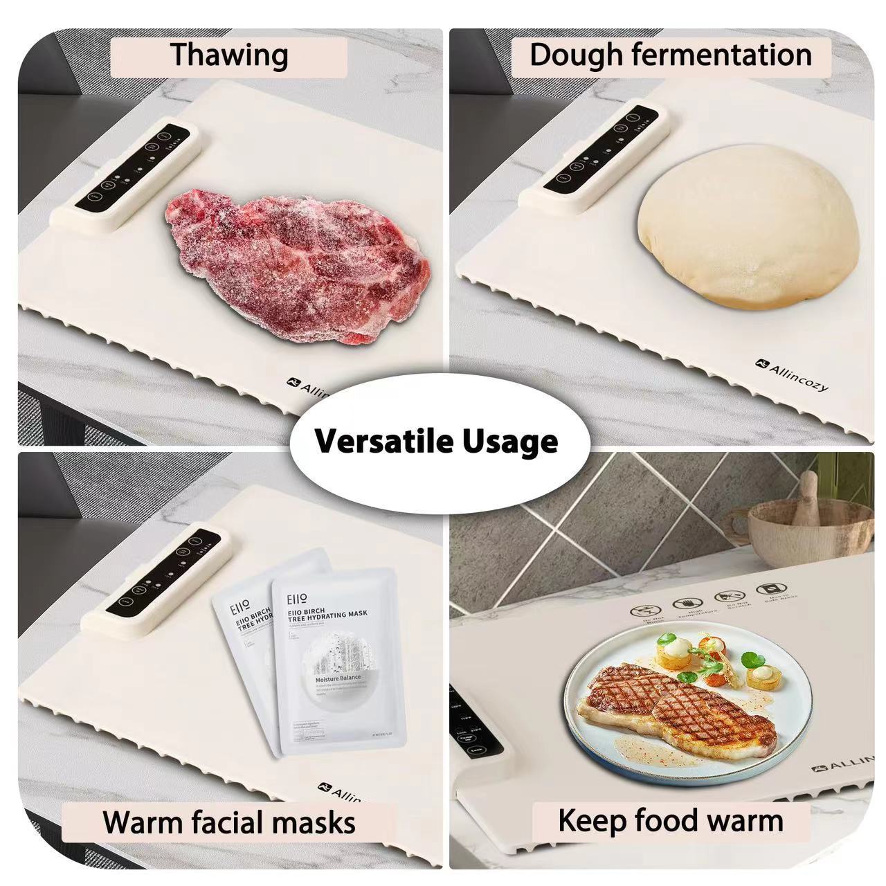 Warmora™ – Foldable Electric Food Warming Mat (Keep Meals Hot & Fresh)
